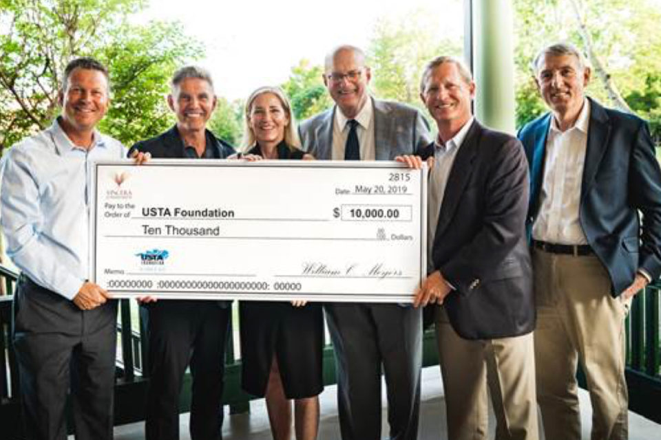 Vincera Foundation Supports the USTA Foundation at Merion Cricket Club, Haverford, PA